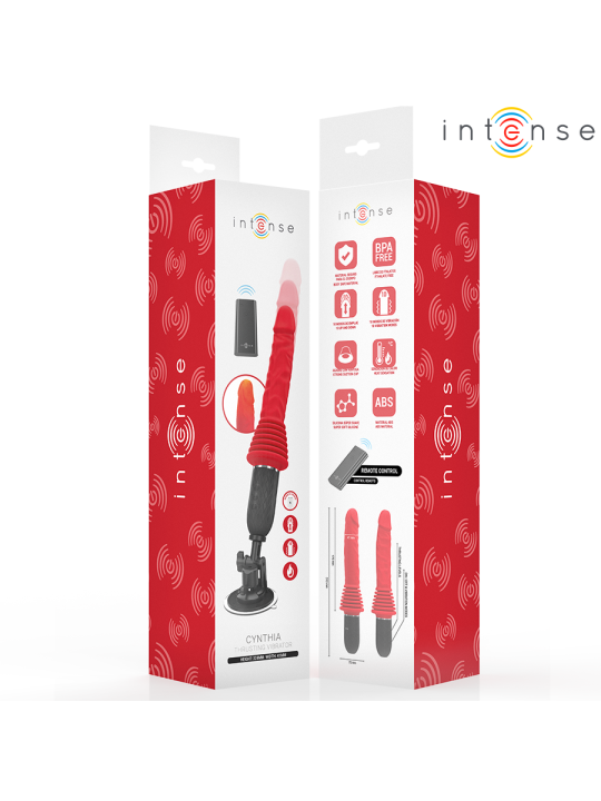 INTENSE - CYNTHIA VIBRADOR THRUSTING CONTROL REMOTO CON CALOR