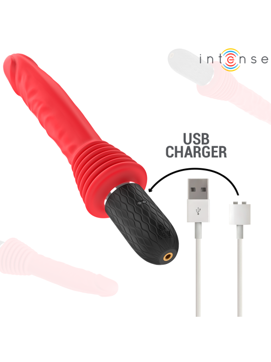 INTENSE - CYNTHIA VIBRADOR THRUSTING CONTROL REMOTO CON CALOR