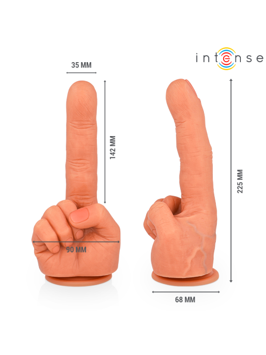 INTENSE - HUBERT ESTIMULADOR PUNTO·G MANO FLEXIBLE 14,2 CM