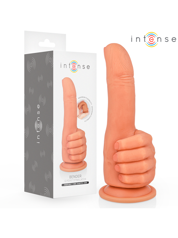 INTENSE - BENDER ESTIMULADOR PUNTO·G MANO FLEXIBLE 11,3 CM