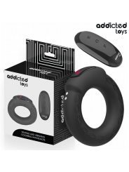ADDICTED TOYS - ANILLO PENE VIBRADOR EFECTO CALOR CONTROL REMOTO
