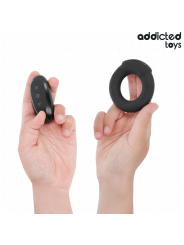 ADDICTED TOYS - ANILLO PENE VIBRADOR EFECTO CALOR CONTROL REMOTO