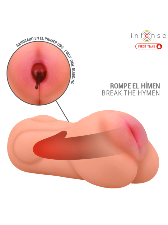 INTENSE FIRST TIME - SOPHIE VAGINA VIRGEN CON HIMEN Y SANGRADO