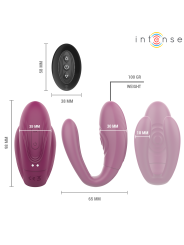INTENSE - SANDRA VIBRADOR & ESTIMULADOR DE PINZAS CON GOLPETEO CONTROL REMOTO