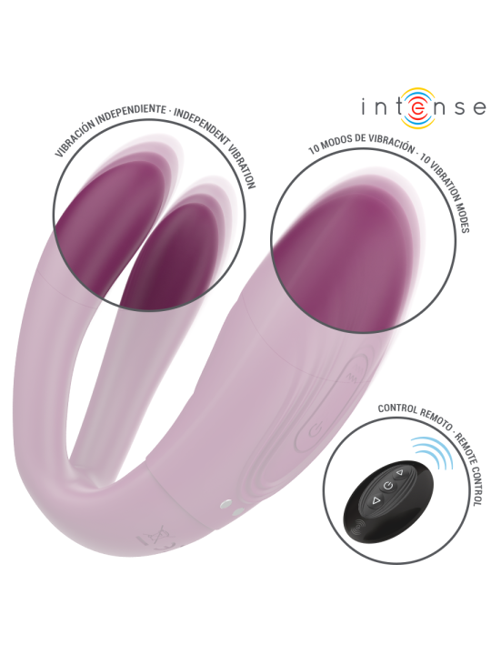 INTENSE - SANDRA VIBRADOR & ESTIMULADOR DE PINZAS CON GOLPETEO CONTROL REMOTO
