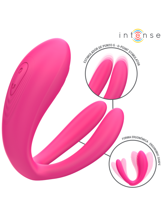 INTENSE - JULIA VIBRADOR & ESTIMULADOR DE PINZAS CONTROL REMOTO