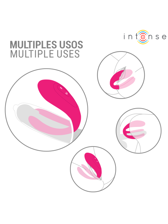 INTENSE - JULIA VIBRADOR & ESTIMULADOR DE PINZAS CONTROL REMOTO