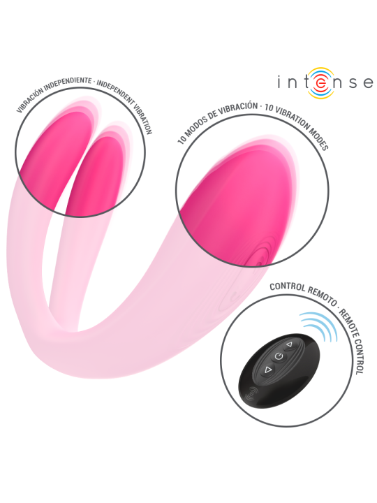 INTENSE - JULIA VIBRADOR & ESTIMULADOR DE PINZAS CONTROL REMOTO