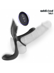 ADDICTED TOYS - ANILLO DOBLE PARA EL PENE CON ESTIMULADOR DE CLÍTORIS