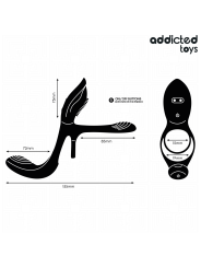 ADDICTED TOYS - ANILLO DOBLE PARA EL PENE CON ESTIMULADOR DE CLÍTORIS