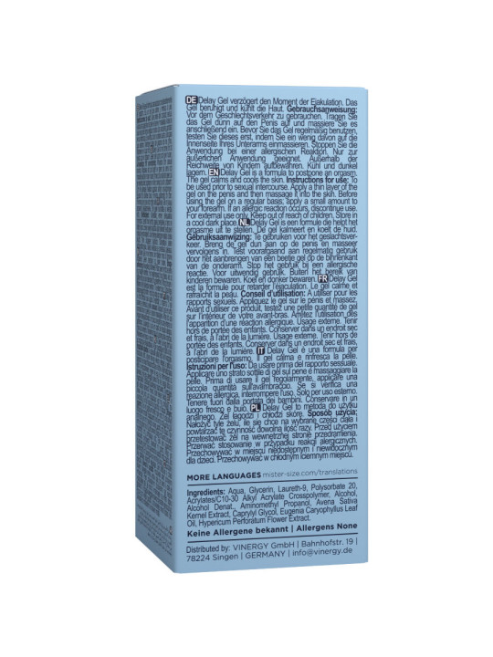 MISTER SIZE - GEL RETARDANTE 50 ML