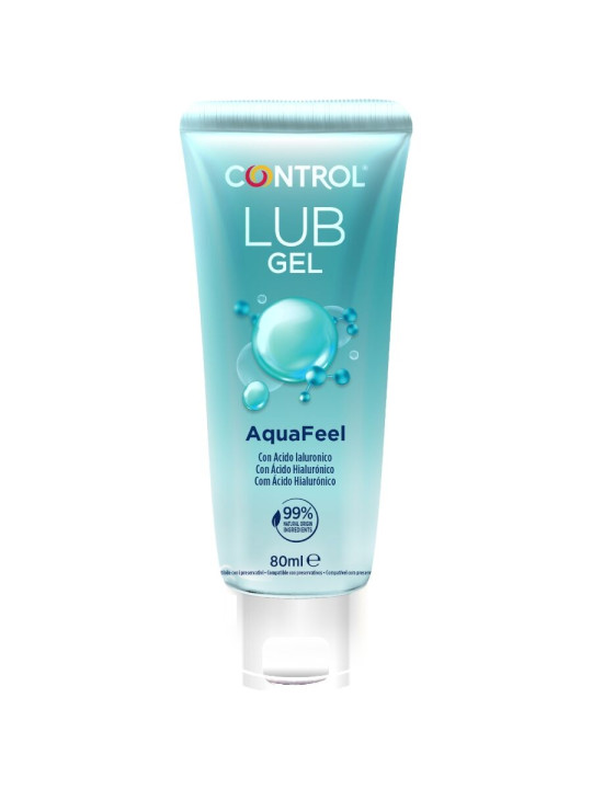 CONTROL - AQUAFEEL LUBRICANTE CON ÁCIDO HIALURÓNICO 80 ML