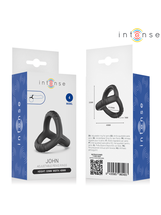 INTENSE - JOHN ANILLO TRIPLE AJUSTABLE MODELO 4