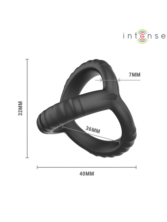 INTENSE - JOHN ANILLO TRIPLE AJUSTABLE MODELO 4