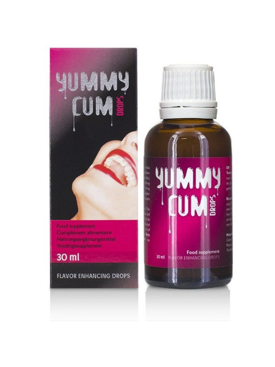 Yummy Cum Drops – Complemento Alimenticio en Gotas para Mejorar el Sabor y la Intensidad del Semen