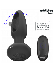 ADDICTED TOYS - PLUG ANAL CON LENGUA VIBRADORA Y CONTROL REMOTO