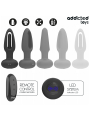 ADDICTED TOYS - PLUG ANAL CON LENGUA VIBRADORA Y CONTROL REMOTO