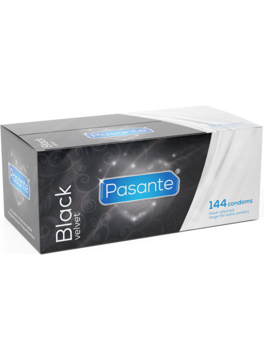 PASANTE - BLACK VELVET PRESERVATIVOS CAJA 144 UNIDADES