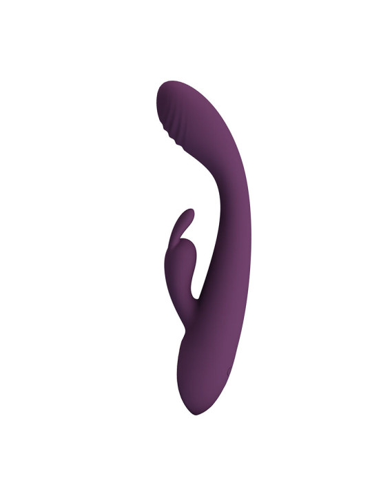 PRETTY LOVE - EMMA VIBRADOR CON ESTIMULADOR RABBIT MORADO