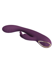 PRETTY LOVE - EMMA VIBRADOR CON ESTIMULADOR RABBIT MORADO