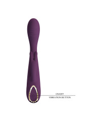 PRETTY LOVE - EMMA VIBRADOR CON ESTIMULADOR RABBIT MORADO