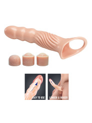 PRETTY LOVE - FUNDA PARA PENE TEXTURIZADA CON EXTENSORES