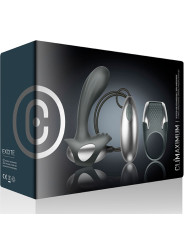CLIMAXIMUM - EXCITE KIT ANILLO PARA PENE + MASAJEADOR PRÓSTATA CON CABLE