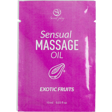 SECRETPLAY - MONODOSIS ACEITE DE MASAJE FRUTAS EXÓTICAS 10 ML