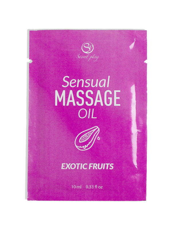 SECRETPLAY - MONODOSIS ACEITE DE MASAJE FRUTAS EXÓTICAS 10 ML