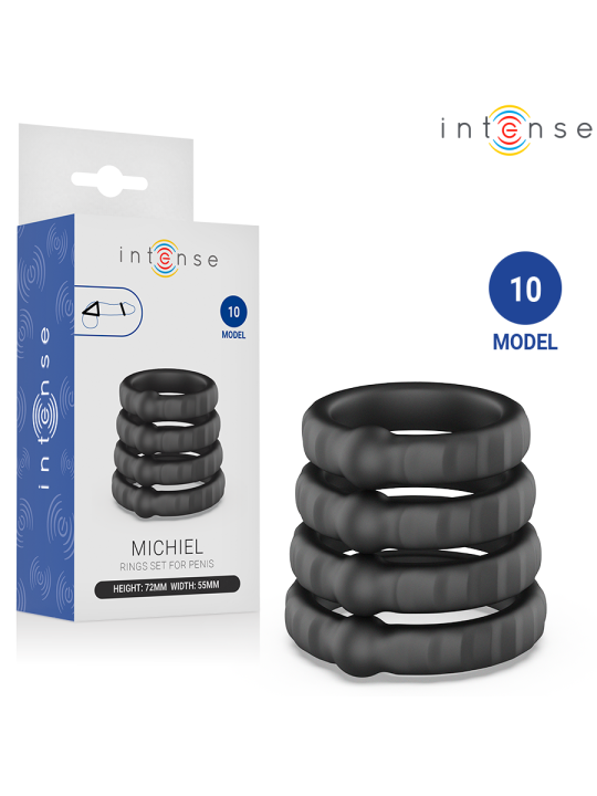 INTENSE - MICHIEL SET DE 4 ANILLOS MODELO 10