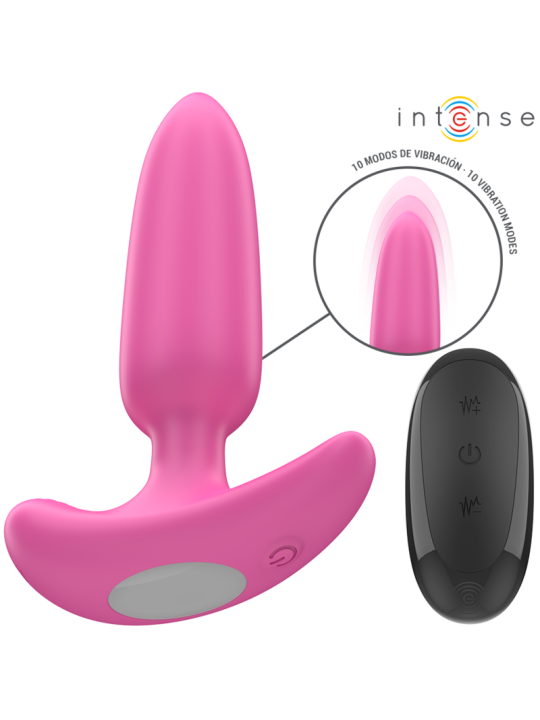 INTENSE - ROSS PLUG ANAL 10 VIBRACIONES ROSA CONTROL REMOTO