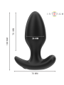 INTENSE - JOEY PLUG ANAL 10 VIBRACIONES NEGRO CONTROL REMOTO