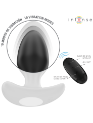 INTENSE - JOEY PLUG ANAL 10 VIBRACIONES NEGRO CONTROL REMOTO