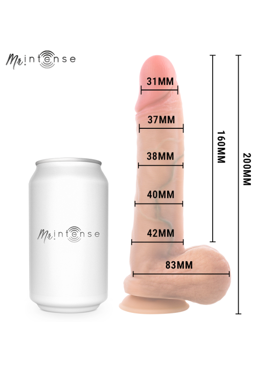 MR INTENSE - GARY M DILDO SILICONA 20 CM -Ø- 4.2 CM
