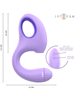 INTENSE - BAXTER VIBRADOR & ESTIMULADOR VIOLETA