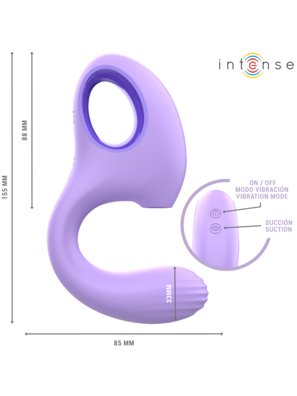 INTENSE - BAXTER VIBRADOR & ESTIMULADOR VIOLETA