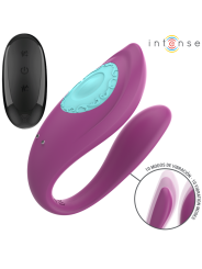 INTENSE - ANNIE ESTIMULADOR & VIBRADOR FORMA DE U MORADO CONTROL REMOTO