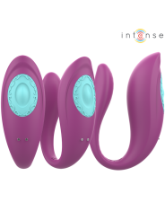 INTENSE - ANNIE ESTIMULADOR & VIBRADOR FORMA DE U MORADO CONTROL REMOTO