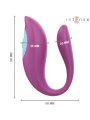 INTENSE - ANNIE ESTIMULADOR & VIBRADOR FORMA DE U MORADO CONTROL REMOTO