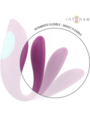 INTENSE - ANNIE ESTIMULADOR & VIBRADOR FORMA DE U MORADO CONTROL REMOTO