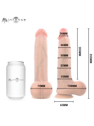 MR INTENSE - BRUCE XL DILDO SILICONA 25.5 CM -Ø- 5.5 CM