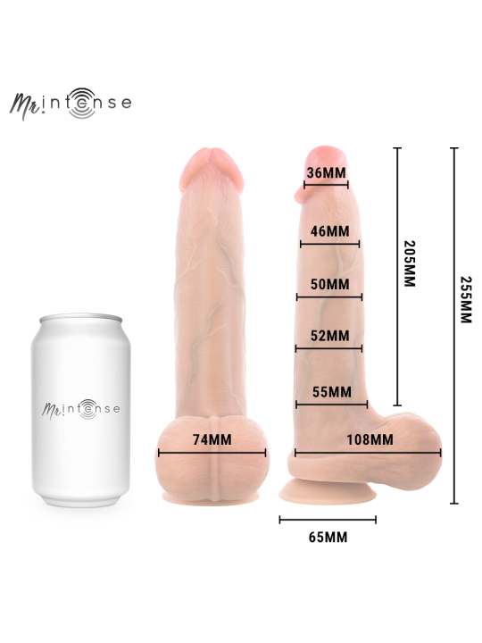 MR INTENSE - BRUCE XL DILDO SILICONA 25.5 CM -Ø- 5.5 CM