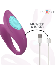 INTENSE - ANNIE ESTIMULADOR & VIBRADOR FORMA DE U MORADO CONTROL REMOTO