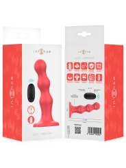 INTENSE - CODY VIBRADOR CON VENTOSA ROJO CONTROL REMOTO