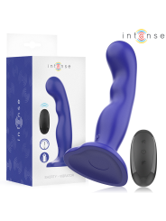 INTENSE - SHORTY VIBRADOR CON VENTOSA AZUL CONTROL REMOTO
