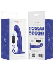 INTENSE - SHORTY VIBRADOR CON VENTOSA AZUL CONTROL REMOTO