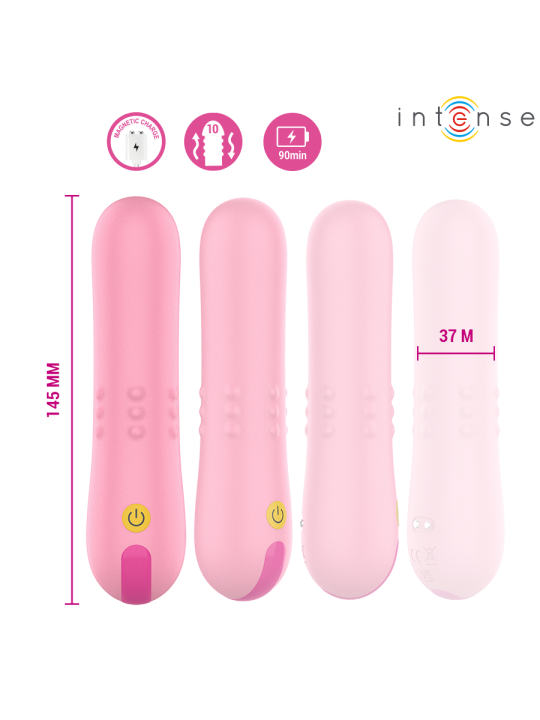 INTENSE - BARBARA VIBRADOR CON PERLAS GIRATORIAS