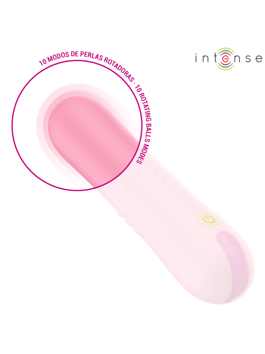 INTENSE - BARBARA VIBRADOR CON PERLAS GIRATORIAS