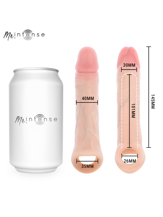 MR INTENSE - SIMON M FUNDA PARA EL PENE SILICONA 14.5 CM -Ø- 4 CM