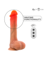 MR INTENSE - BRADLEY DILDO VIBRADOR SILICONA CON EFECTO CALOR Y CONTROL REMOTO 21 CM -Ø- 4.2 CM